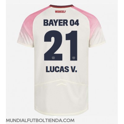 Camiseta Bayer Leverkusen Lucas Vazquez #21 Segunda Equipación Replica 2025-26 mangas cortas Camiseta Bayer Leverkusen Lucas Vazquez #21 Segunda Equipación Replica 2025-26 mangas cortas
